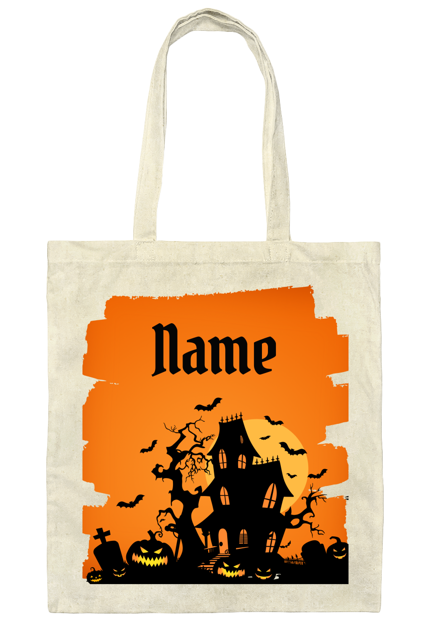 Personalized Halloween Candy Tote