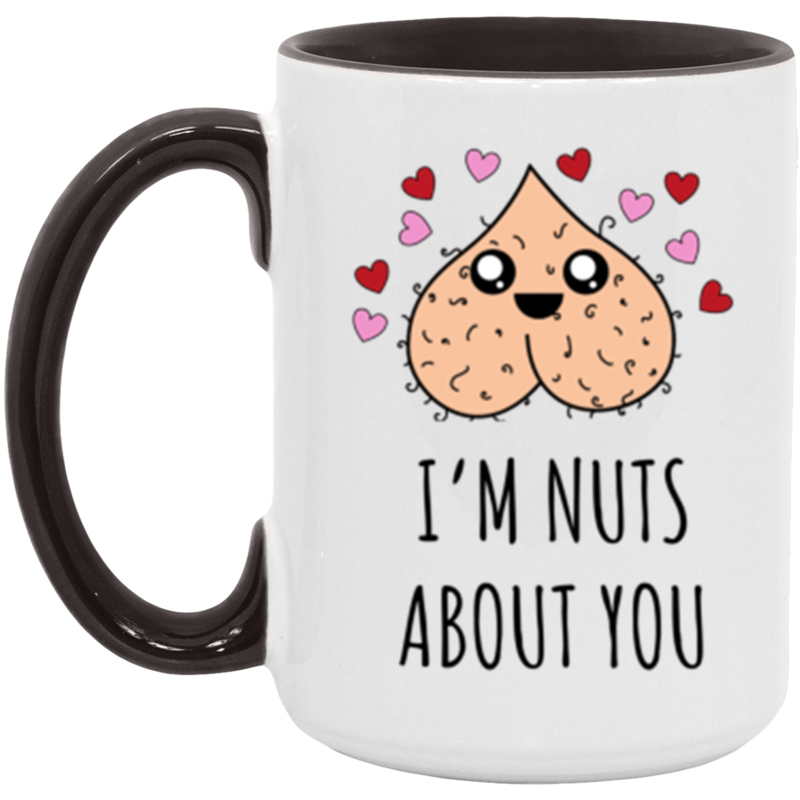 "I'm Nuts About You" 15oz Wraparound Mug