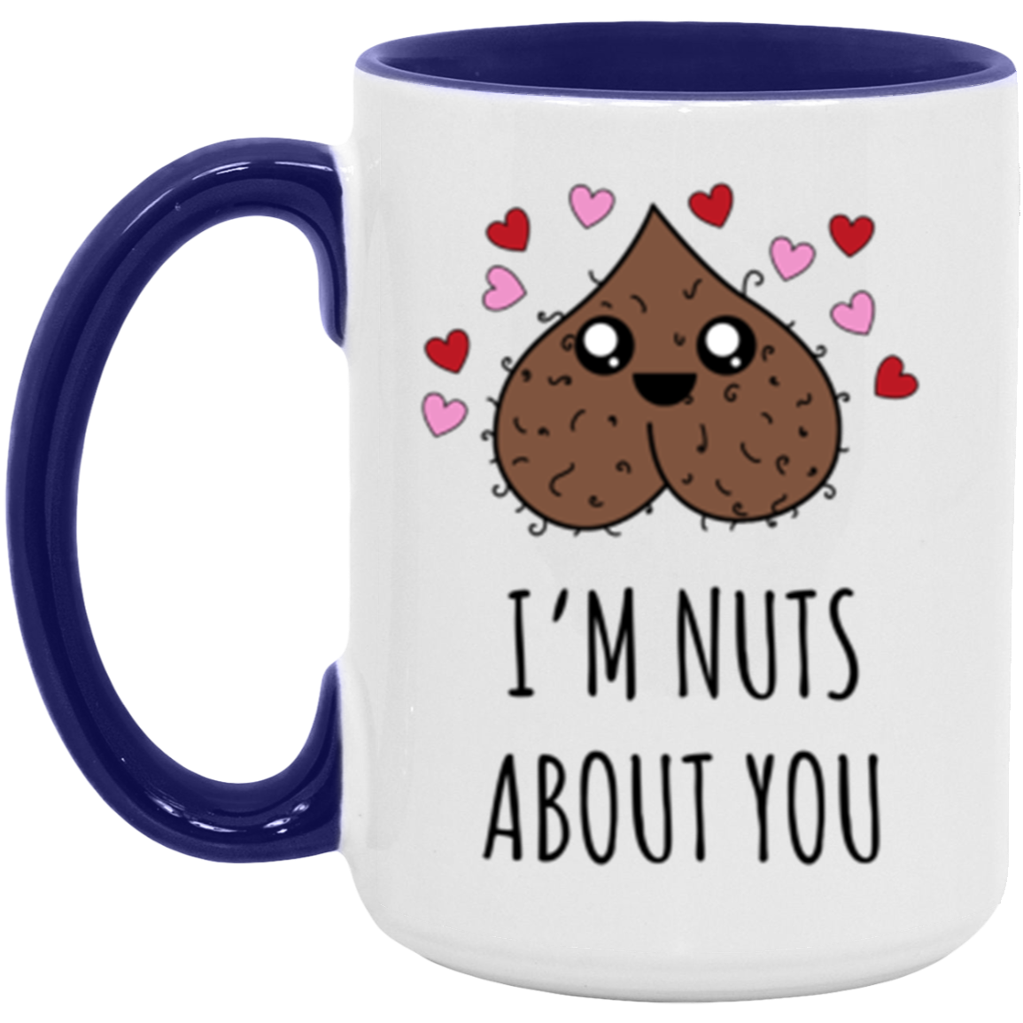 "I'm Nuts About You" 15oz Wraparound Mug