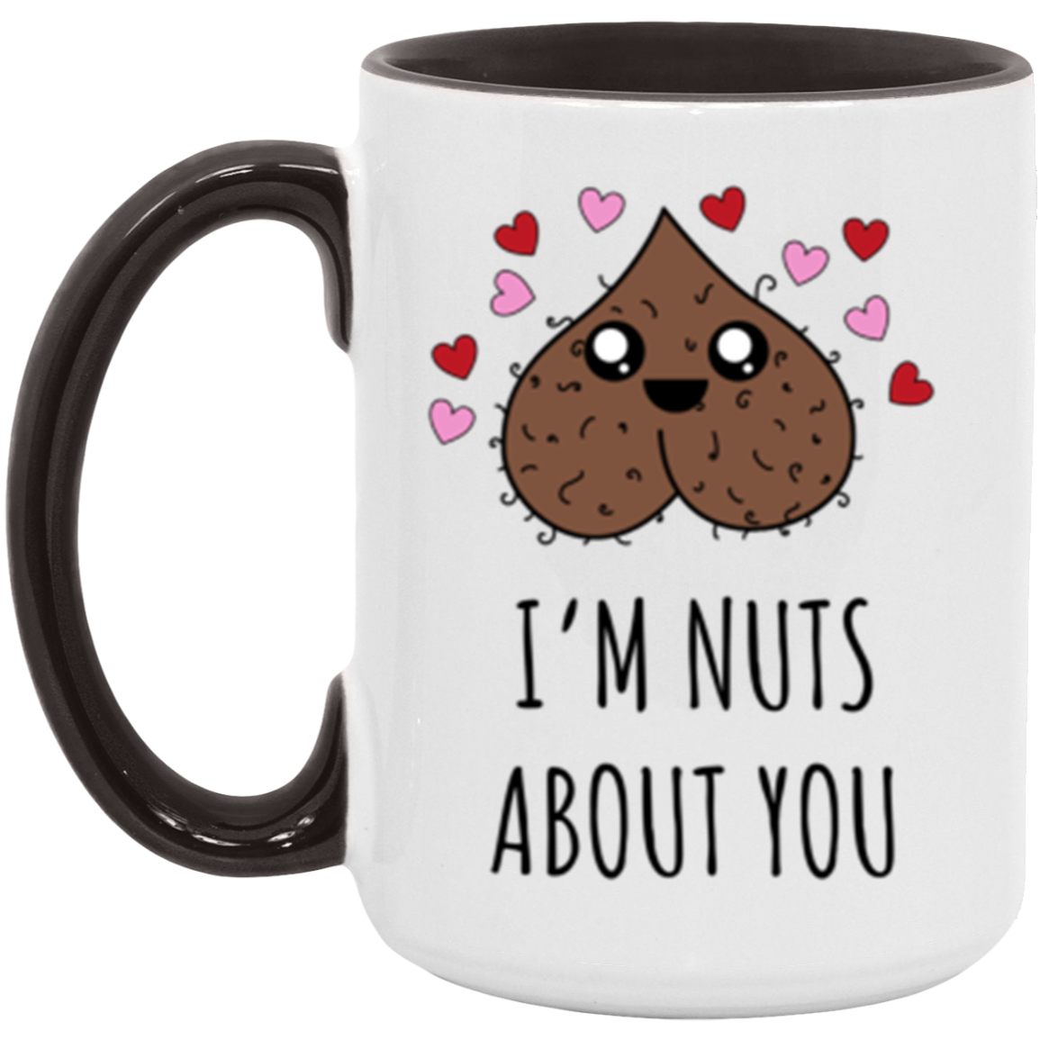 "I'm Nuts About You" 15oz Wraparound Mug