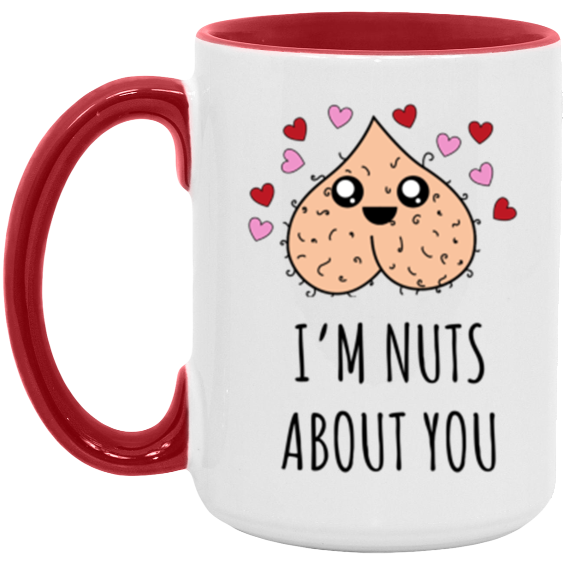 "I'm Nuts About You" 15oz Wraparound Mug