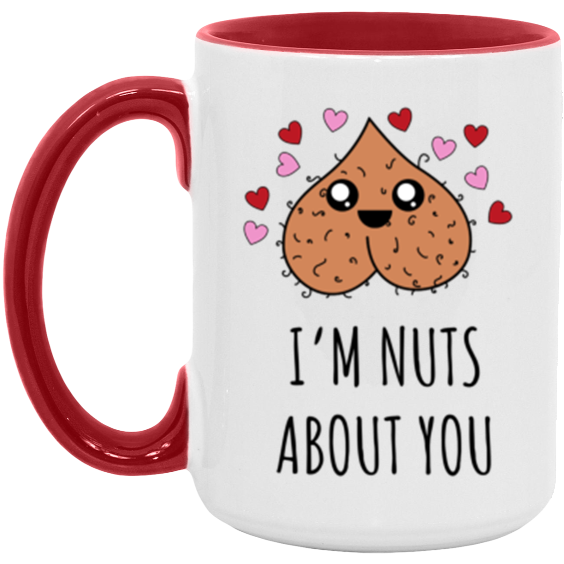 "I'm Nuts About You" 15oz Wraparound Mug