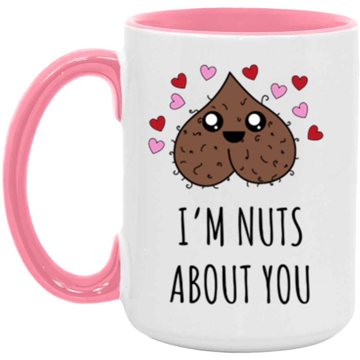 "I'm Nuts About You" 15oz Wraparound Mug