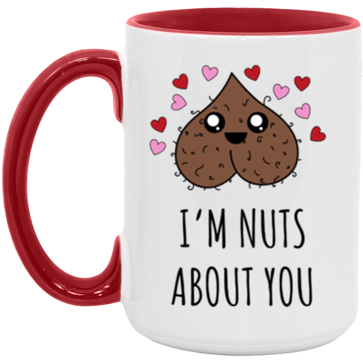 "I'm Nuts About You" 15oz Wraparound Mug