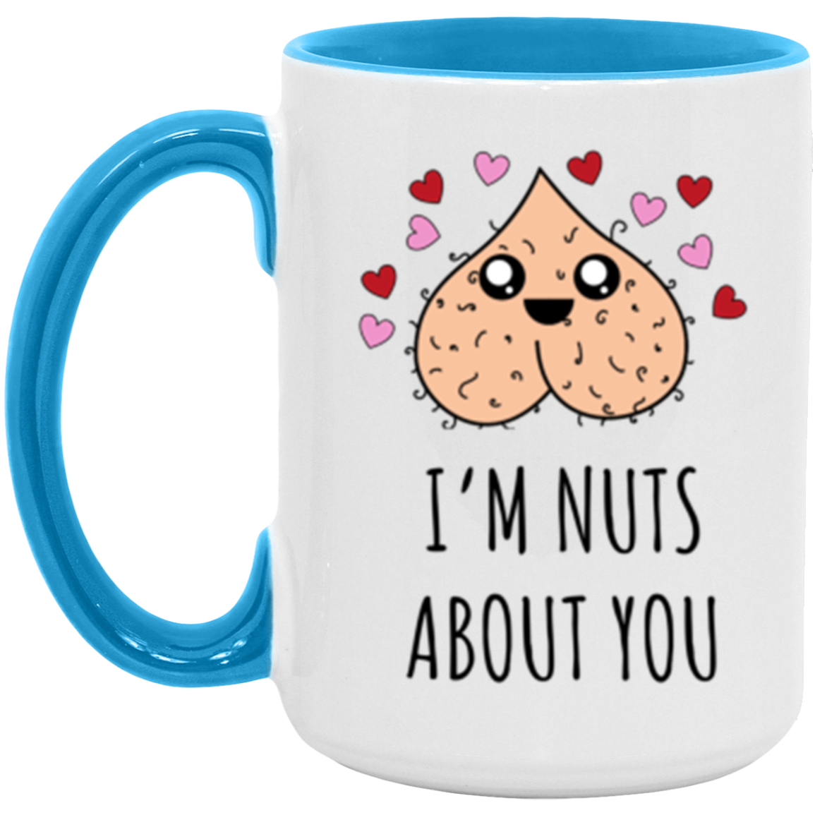 "I'm Nuts About You" 15oz Wraparound Mug