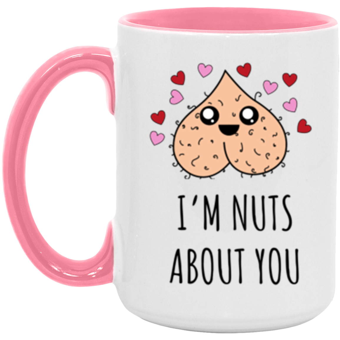 "I'm Nuts About You" 15oz Wraparound Mug