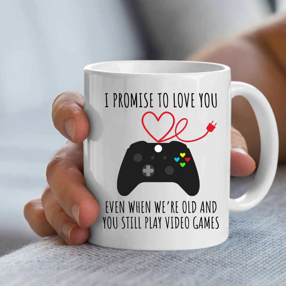 Taza Gamer San Valentín