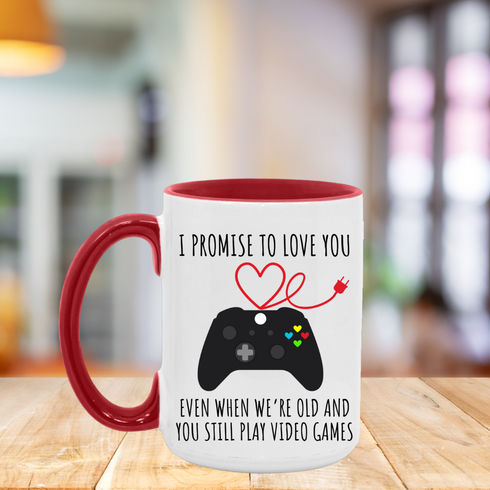 Taza Gamer San Valentín