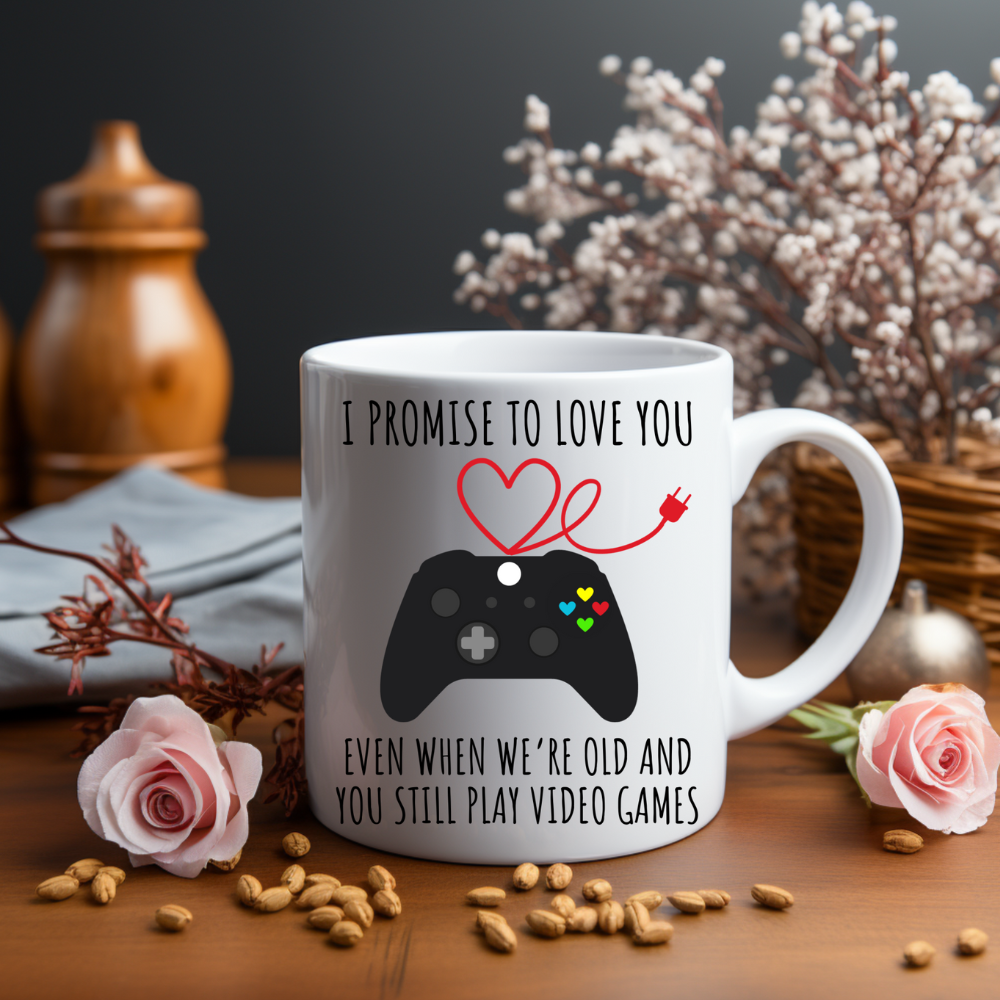 Taza Gamer San Valentín