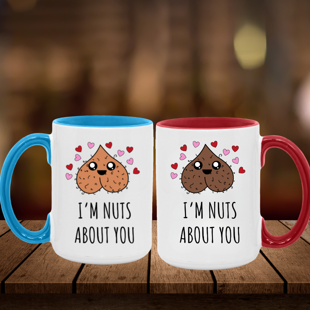 "I'm Nuts About You" 15oz Wraparound Mug