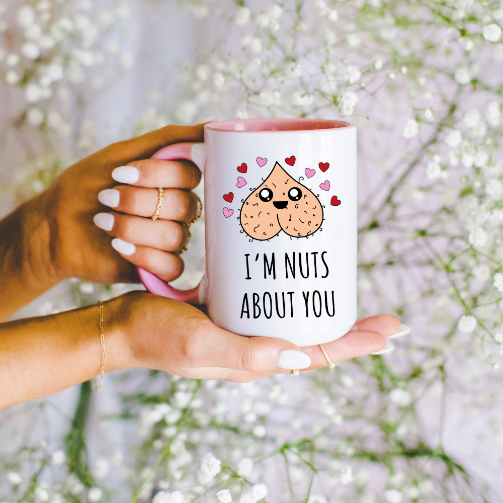 "I'm Nuts About You" 15oz Wraparound Mug