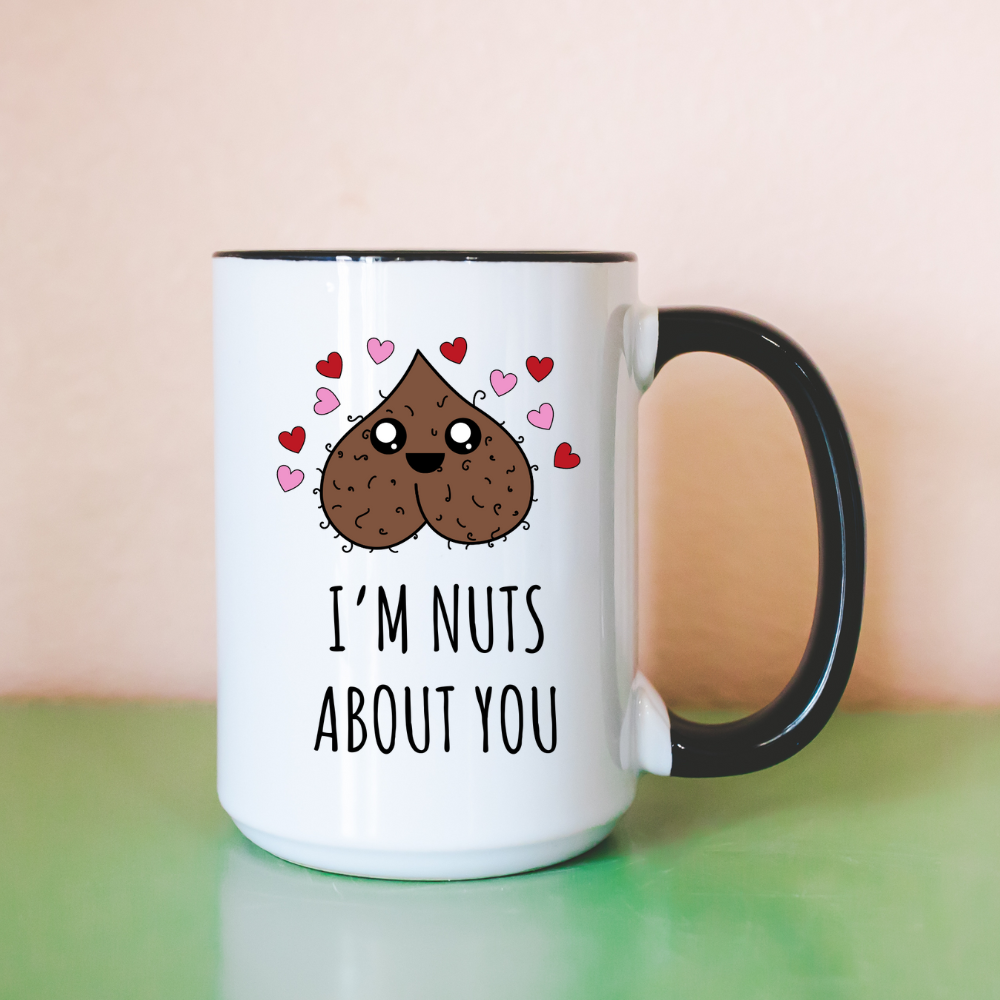 "I'm Nuts About You" 15oz Wraparound Mug