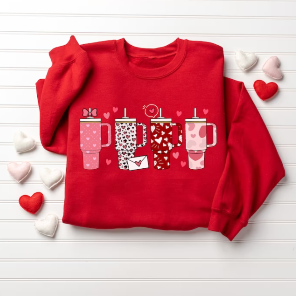 Valentine's Day Sweetheart Cup Sweatshirt