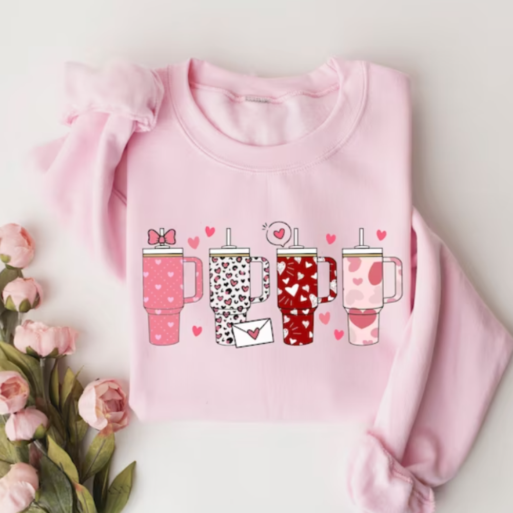 Valentine's Day Sweetheart Cup Sweatshirt