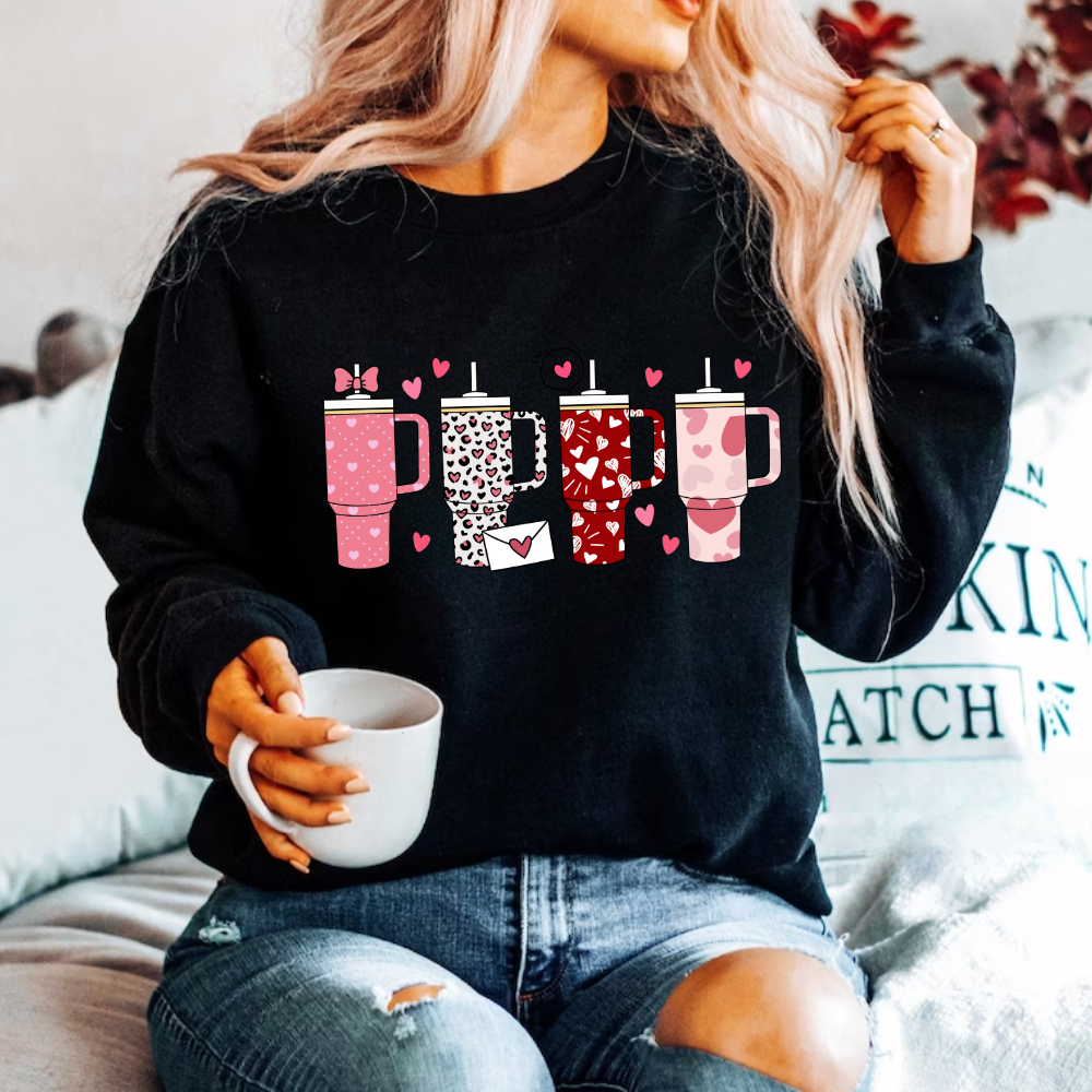 Valentine's Day Sweetheart Cup Sweatshirt