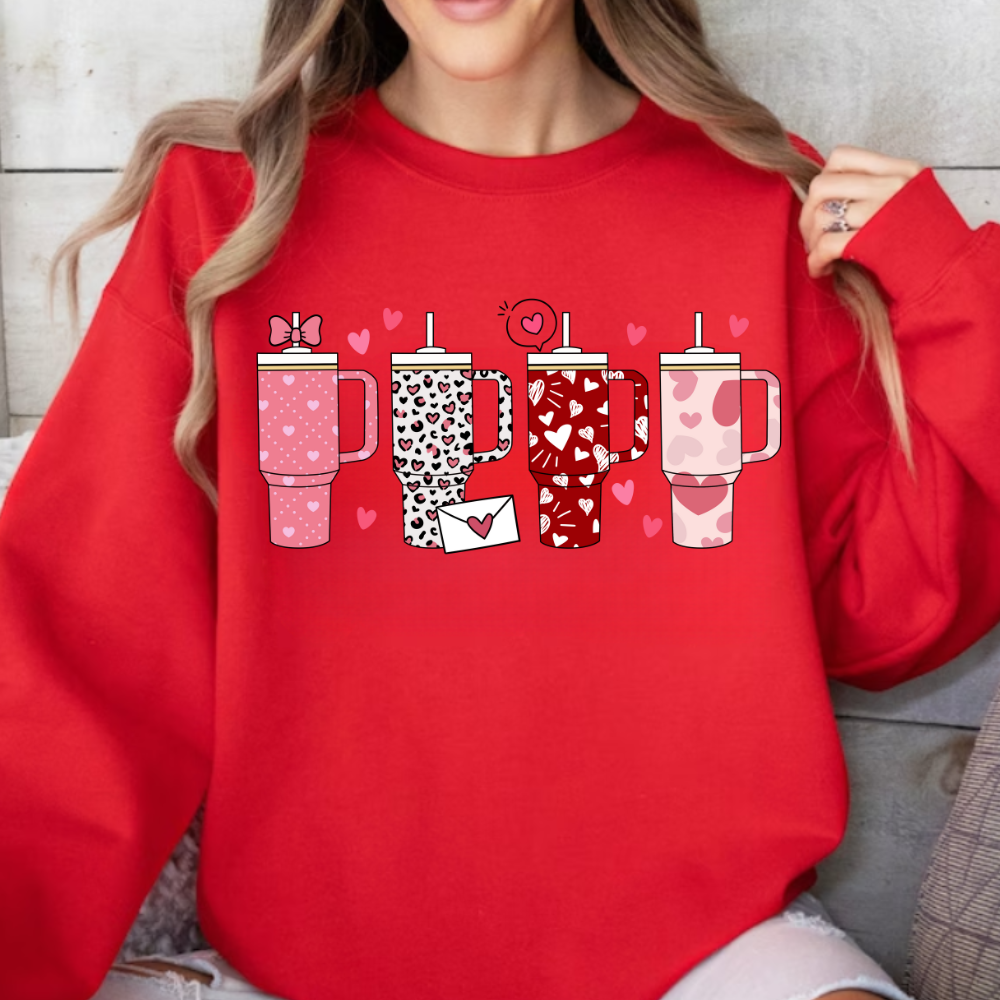 Valentine's Day Sweetheart Cup Sweatshirt