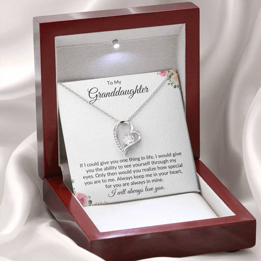 To My Granddaughter | Forever Love Necklace