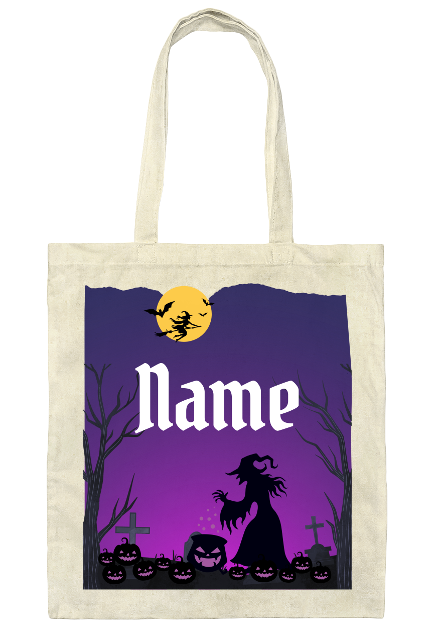 Personalized Halloween Candy Tote