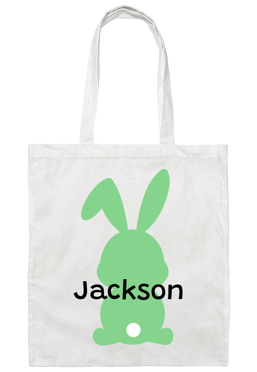 Personalized Bunny Name Tote