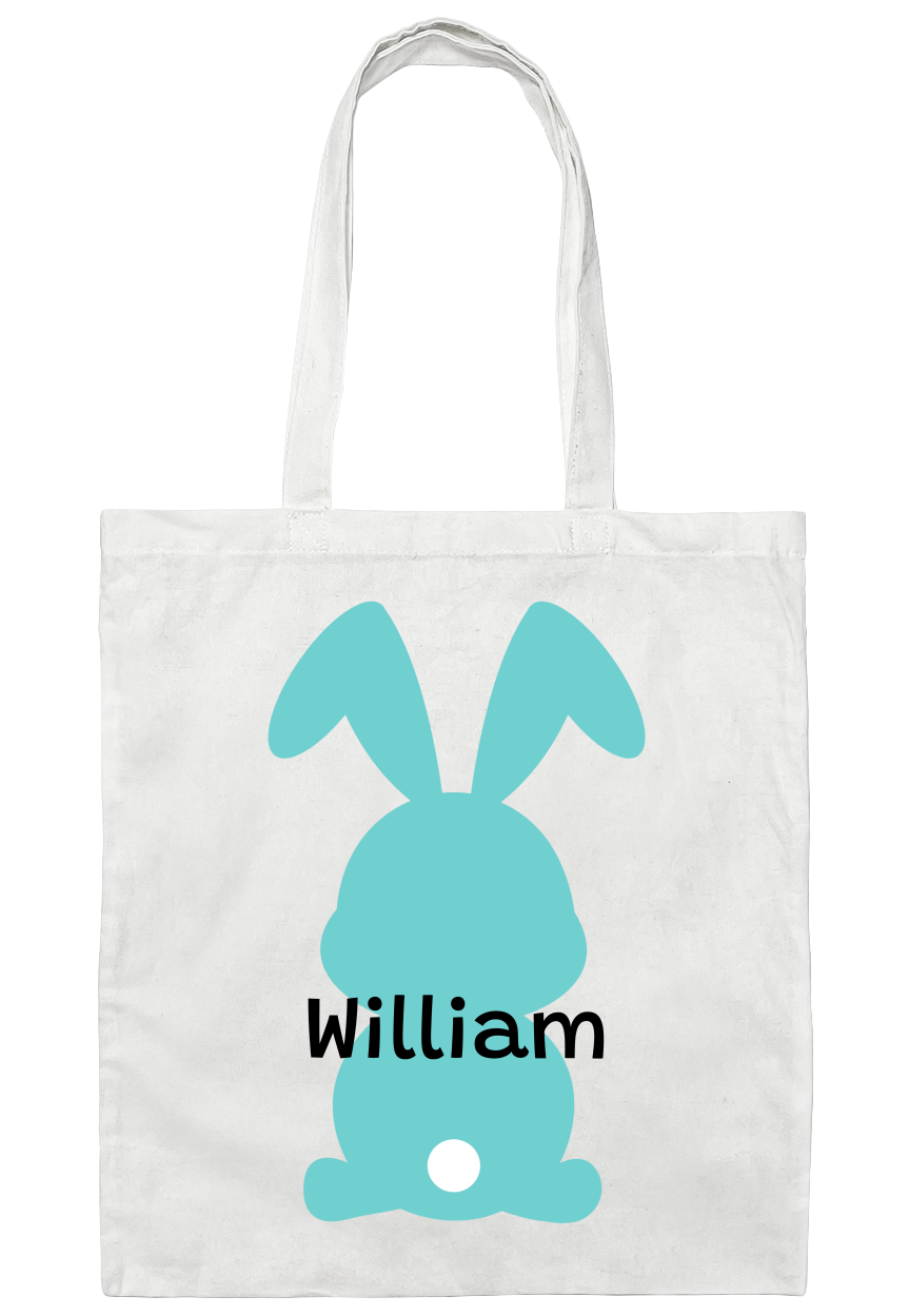 Personalized Bunny Name Tote