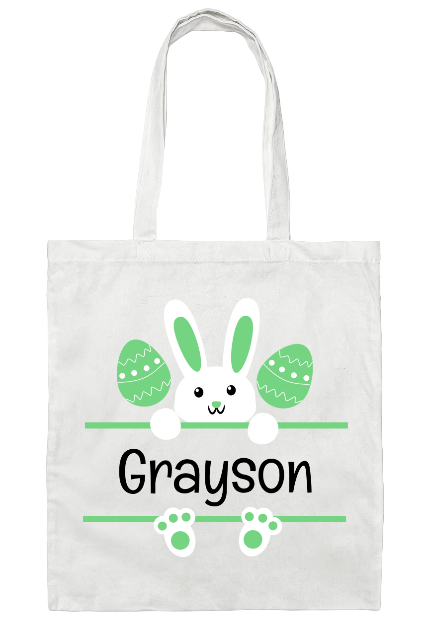 Personalized Easter Name Tote