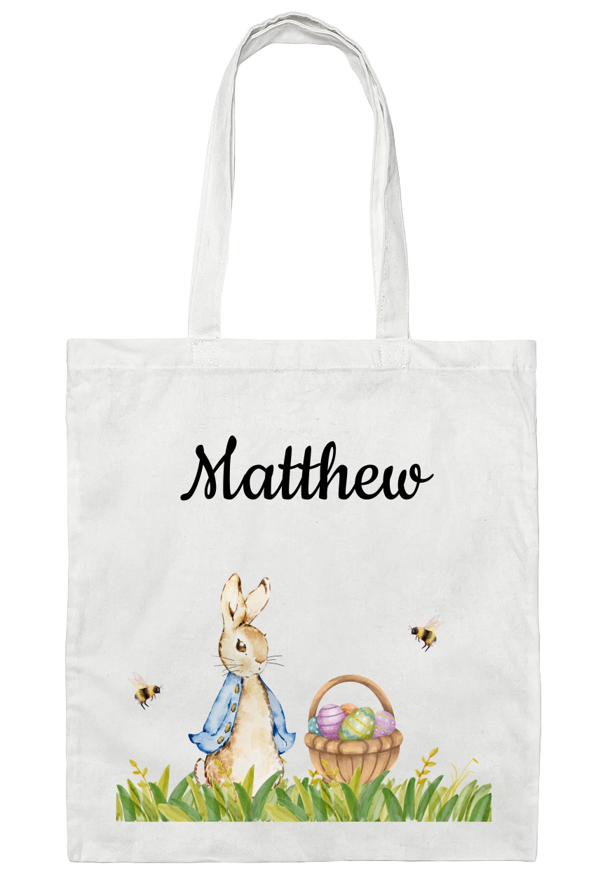 Personalized Peter Rabbit Easter Tote