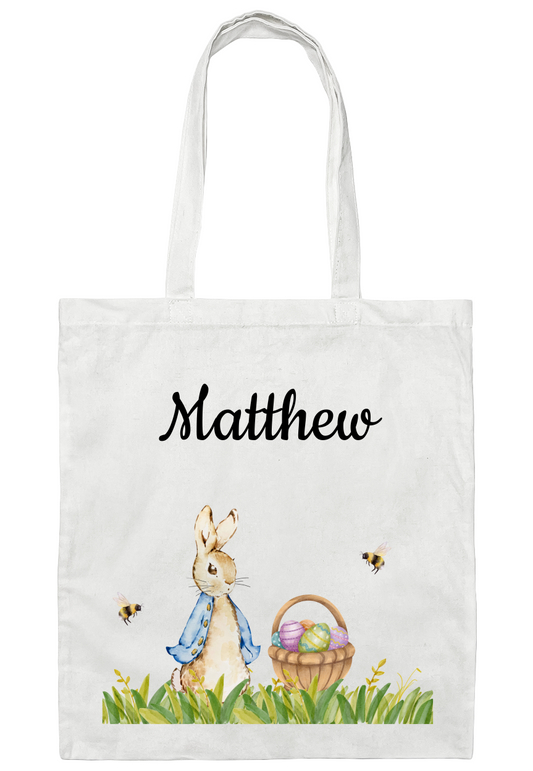 Personalized Peter Rabbit Easter Tote